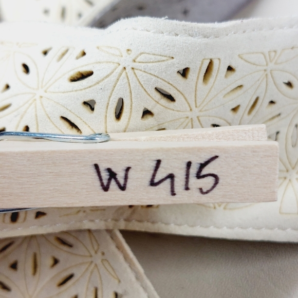 NEW Ilse Jacobsen Tulip Milk Cream Cross Band Sandals Slide W415 - Picture 11 of 11